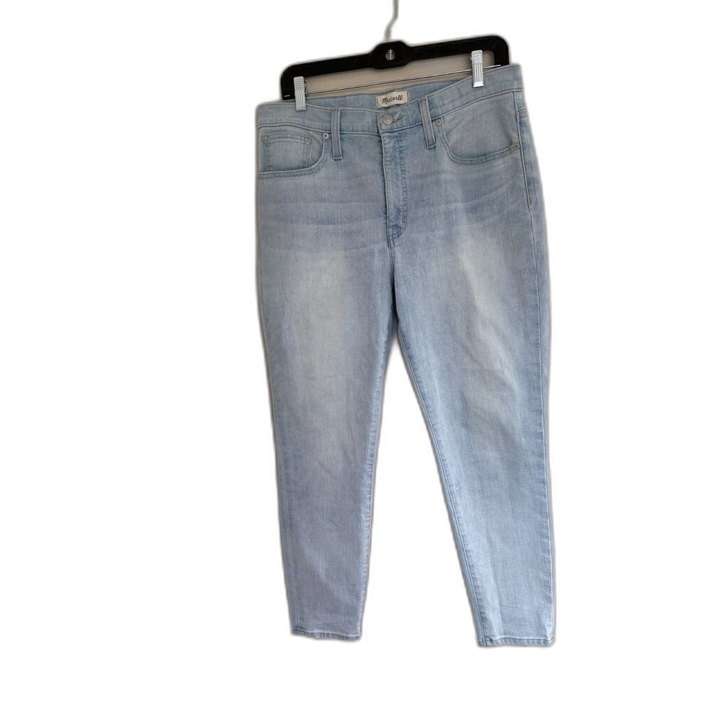 Madewell 9" Mid-Rise Skinny Crop Jeans Light Wash Size 32